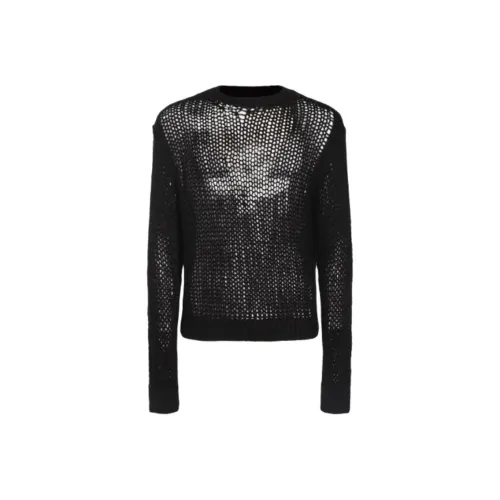 RICK OWENS совместный бренд Черные мужские кашемировые свитеры