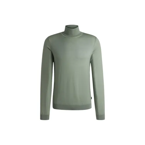 Hugo Boss Светло-зеленые Мужские Свитера