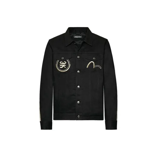 EVISU Мужские черные куртки