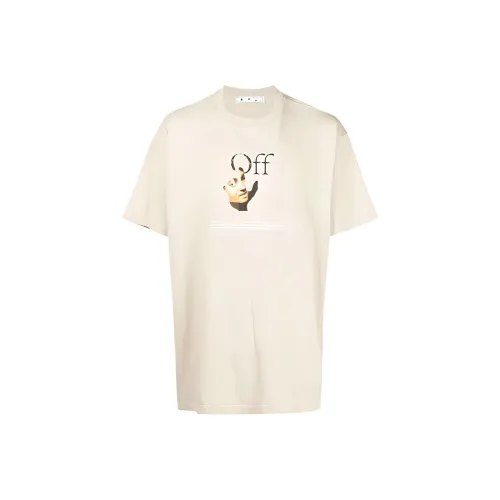 Off Белый FW21 Коричневый Мужская T-рубашка