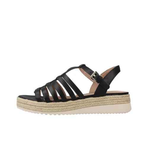 GEOX Eolie Римские Сандалии Женские Черные