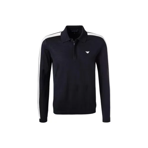 EMPORIO ARMANI Свитер Мужской Морской Синий