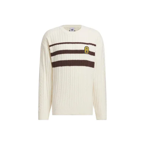 Adidas Originals FW24 Свитер Унисекс Чудесный Белый