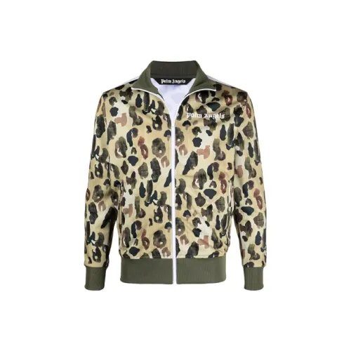 PALM ANGELS Зеленый Мужской Куртки