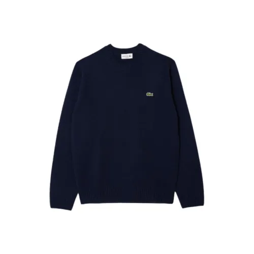 LACOSTE Кашемир Свитер Мужской Полночный Синий
