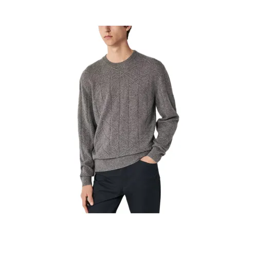 HERMES Серые Мужские Свитера