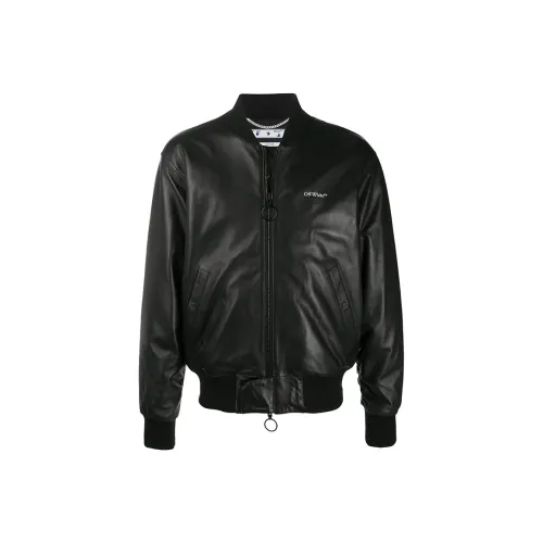 Off Белый FW20 Черный Мужские Куртки