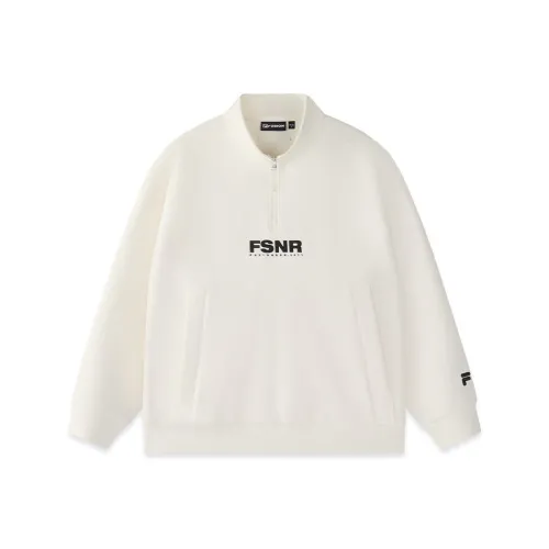 FILA FUSION Толстовка Мужская Облачный Белый