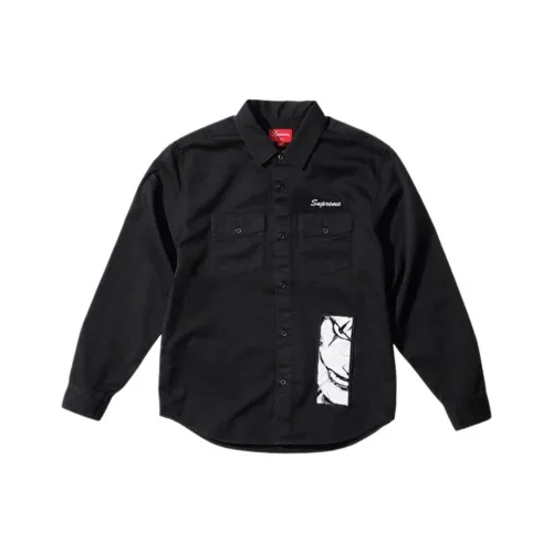 Supreme FW21 Черная Унисекс Рубашка