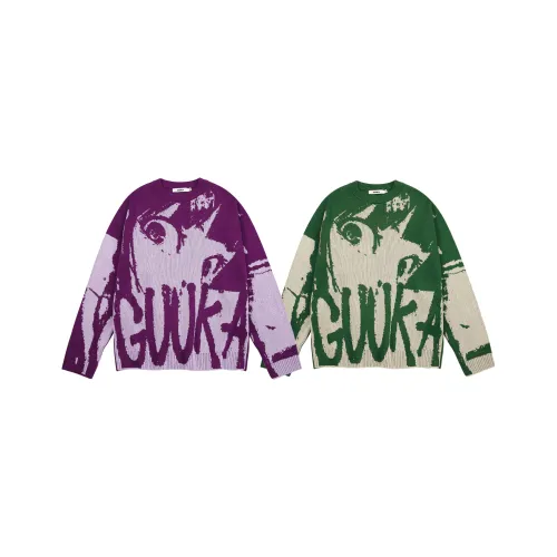 Guuka 2 шт. Фиолетовый + Зеленый Унисекс Трикотаж