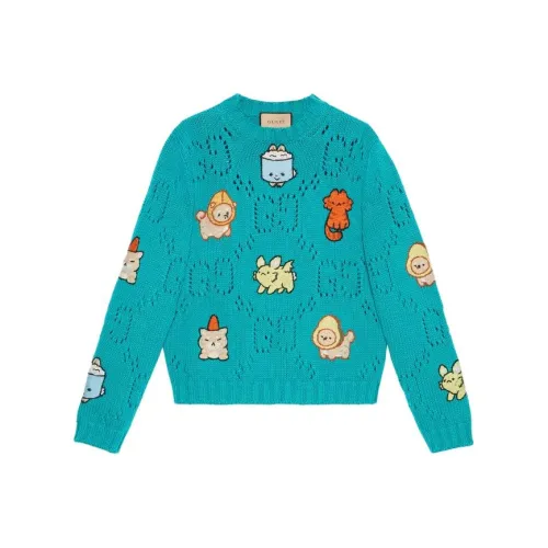 GUCCI Синий Мужской Свитера