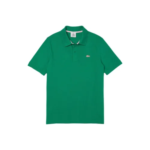 Зеленая мужская поло от LACOSTE Collaboration
