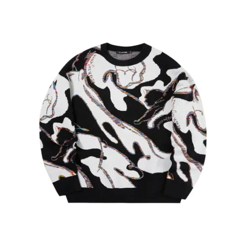 HLA JEANS Черный узор 05 Мужской трикотаж