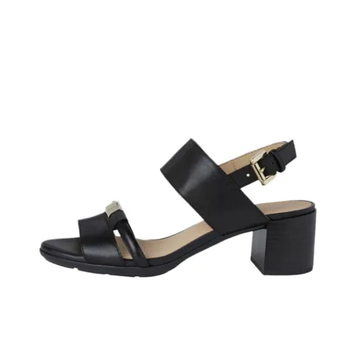 GEOX MARYKARMEN One Ремешок Сандалии 6 см Женские Черные