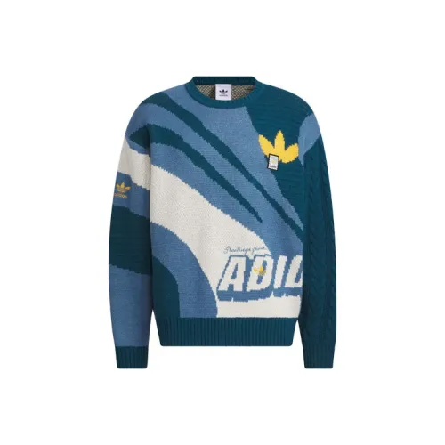 Adidas Originals Stone Green Men's Knitwear