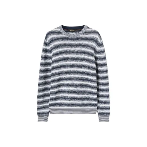 Loro Piana Черные/Белые Мужские Свитера