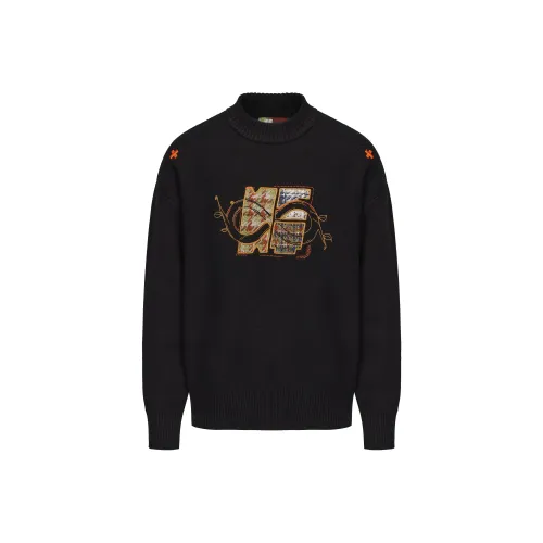 NSTNEW START x BIPOLAR Свитер Унисекс Черный