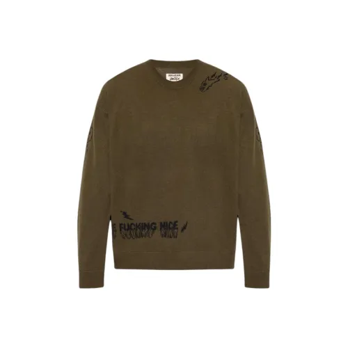 Zadig Voltaire Свитер Мужской Темно-зеленый