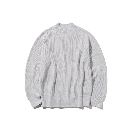 UNIQLO Серый Мужской Трикотаж