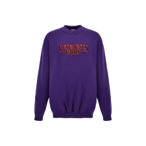 Vetements Фиолетовые Мужские Свитера