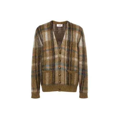 CELINE SS21 Свитер Мужской Зеленый