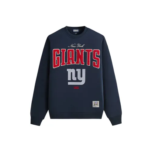 KITH x NFL FW24 Giants Nelson Crewneck Толстовка Мужская Nighttime