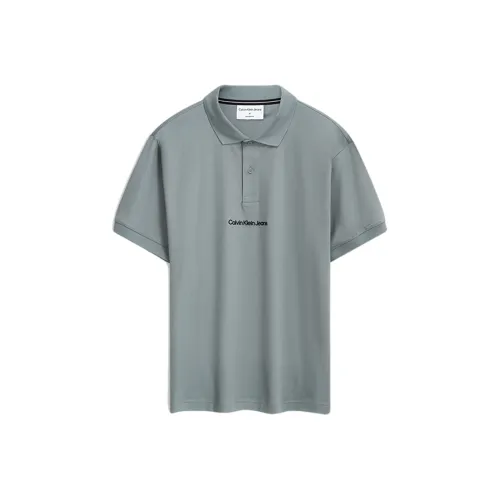 Calvin Klein Поло Мужское Мягкое Серое