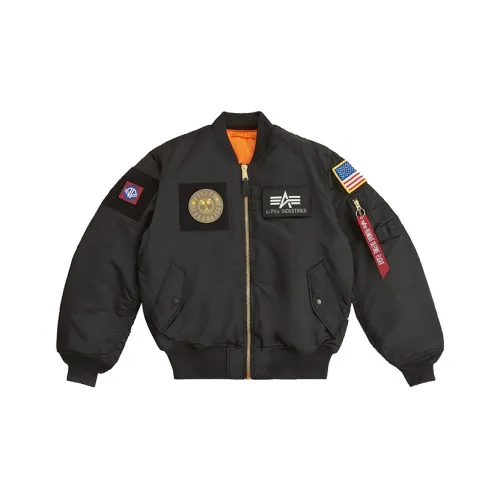 Совместный бренд Alpha Industries Черные Мужские Куртки