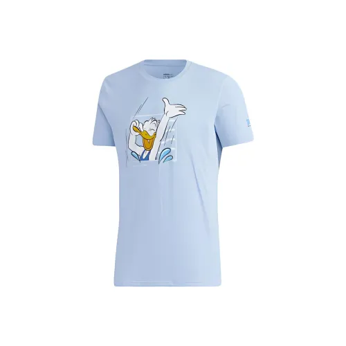 ADIDAS NEO Прямой крой T-рубашка Унисекс Розовый Синий