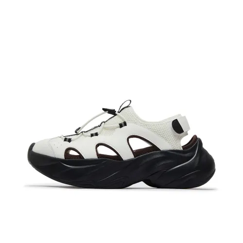 361° Glutton Shoes Slip-resistant Abrasion-resistant Hiking Shoes Women's White Black