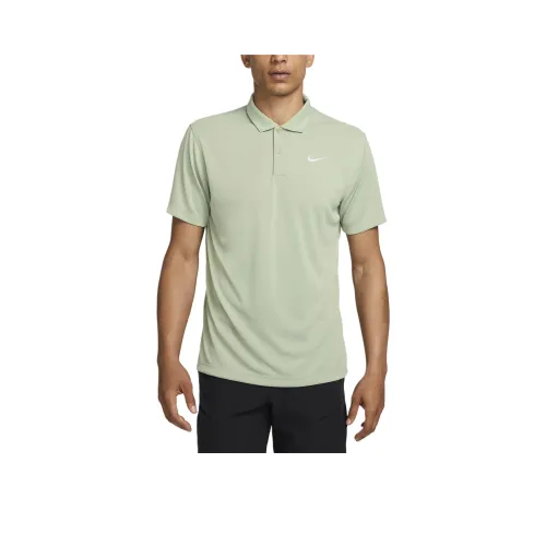 nike Court Dri Fit Polo Мужской Emerald Horizon White