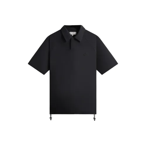 KITH Collaboration Мужская Поло Рубашка Черного Цвета