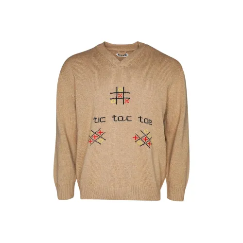 Bode Свитер Мужской Миндально-бежевый