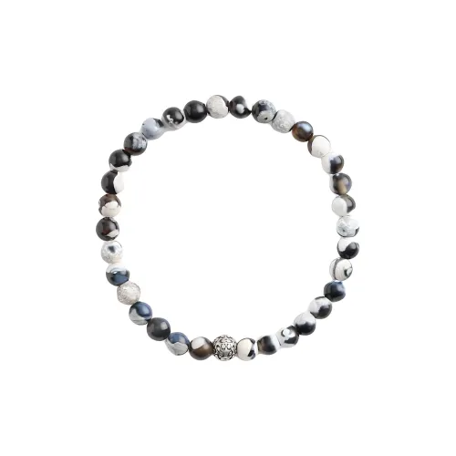 COACH Серебряный Браслеты Мужской Серебристый Черный