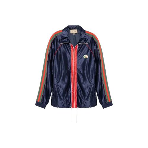 GUCCI SS21 Куртки и Пальто Мужской Синий