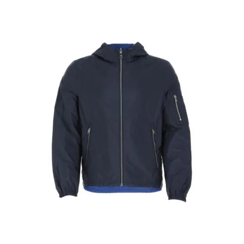 PRADA SS21 Куртки и Пальто Мужской Морской Синий