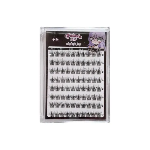 FAICCIA Непереплетенные Накладные ресницы из норкового меха Один сегмент 8 рядов Коробка