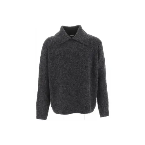 DRIES VAN NOTEN Серый Мужской Свитера