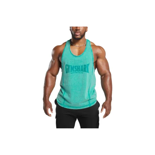 GYMSHARK Топ без рукавов Мужской Capri Синий