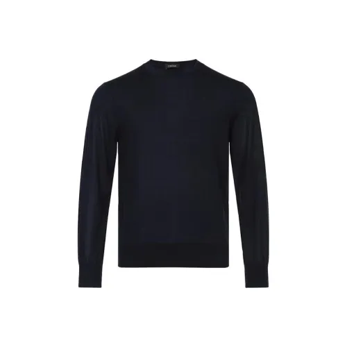 Ermenegildo Zegna Морской Синий Мужские Свитера