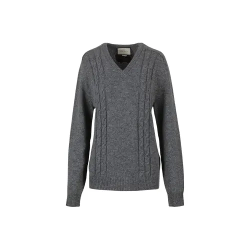 GUCCI Темно-серые мужские свитеры