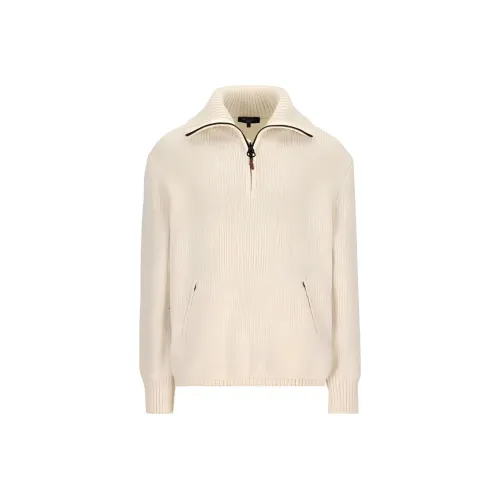 Loro Piana Экрю Мужские Свитера