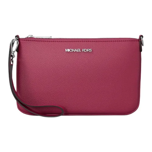 MICHAEL KORS Jet Set Кожа Сумка Клатч Маленький Женский Фуксия