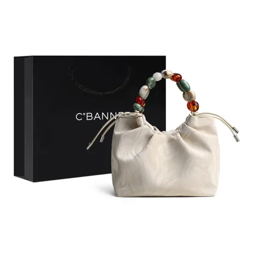 C°BANNER Сумка через плечо из синтетической кожи сумка среднего размера женская экрю серебряная