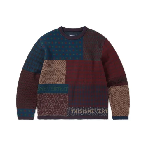 Thisisneverthat FW24 Свитер Унисекс Коричневый