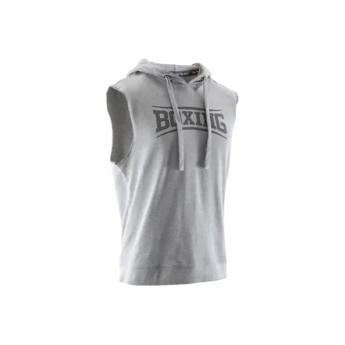 DECATHLON Топ Мужской Серый Белый