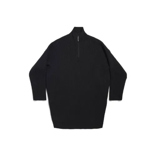 Balenciaga FW24 Свитер Свободный крой Мужской Черный