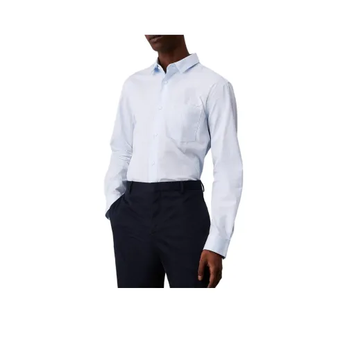 CALVIN KLEIN Рубашка Европейская версия Мужская London Fog