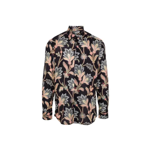 ETRO Мужские Синие Рубашки