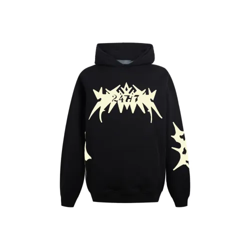 24h7 Черный Унисекс Свитшоты